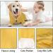 Meioro Zipper Hooded Pet Clothes - Cute & Warm Dog Cat Clothing for French Bulldog & Pug (Large Yellow) - Buy Online on GoSupps.com