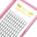 Ready compartments 5D-C-07-9 Short stem eyelash extension Finished eyelash compartments Volume eyelashes 0.07 C Curl (5D-C-0.07.9 mm) 12 pieces (1 Pack) 5D-C-0.07-9 mm