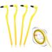 Eudsrodemy 4 pieces of tartar remover 1 piece of tooth sandpaper tartar remover person tooth cleaning tartar toothproof gearwheeler tartar remove polishing paste teeth