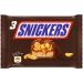 SNICKERS - Milk chocolate peanuts and caramel bar - 3 individual bars of 50g - 150g