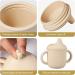 Potchen Silicone Sippy Cup Set for Baby 6 Months+ | Spill-Proof Training Cup with Straw, Handles, and Spout Lid | Easy-Grip 5oz Cute Style in Green and Khaki - Buy Online on GoSupps.com