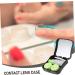 Gatuida Clear Container Case for Eye Care Set - Stylish Suitcase Holder & Lens Stand for Glasses Cute & Functional Design - Buy Online on GoSupps.com