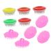 SewoAr 10st Shampoo brush hairbrush hairbrush shampoos scales scalp care clothes care clean cleaning brush massage brush head scraper brush clean care brush