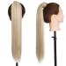Buy Sandy Blonde Clip-In Ponytail Hair Extension - Realistic Pferdeschwanz Braid Hair Piece (58.5cm) - Buy Online on GoSupps.com
