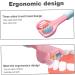 Buy 4PC Manual Toothbrush Set - 3 Page Bristle Path for Complete Dental Care - International Shipping - Buy Online on GoSupps.com