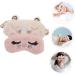 Buy Minkissy 2pcs Cat Eye Mask | Unicorn Sleep Eye Cover | Cozy Eye Shade for Women | Perfect for Xmas & Spa | International Shipping Available - Buy Online on GoSupps.com