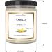 Vanilla Essential Oil Candle - All-Natural Soy Candle | Aromatherapy 9 Oz | Long-Lasting 40 Hour Burn | Ideal Gift for Men & Women - Buy Online on GoSupps.com
