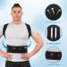 AOFITBRACE Posture Corrector for Men and Women Back Brace Full Back Support Straightener for Hunchback Adjustable Back Brace for Upper and Lower Back Pain Relief Medium Black - Buy Online on GoSupps.com