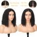 Gluess Wig Human Hair 5x5 Pre Cut Lace Bob Wig - Short Curly 14 Inch Natural Hairline Beginner Friendly 180% Density - Buy Online on GoSupps.com