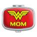 Wonder Woman Wonder Mom Logo Rectangle Pill Case Trinket Gift Box