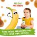 Cheeky Friends Bio Quetschie: Apple Banana Spinach & Cucumber Fruit Puree - Vegan Gluten-Free Squeezing Bag for Babies 6+ Months - 12 Pack (100g each) - Buy Online on GoSupps.com