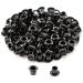 Kydex Holster Eyelets - (#6-6 Length) - (3/16 in. Diameter) - (Black Coated) - (100 Pack) - (USA Made) - Kydex Rivets for DIY Holster and Sheath Making Black - #6-6 (3/16)