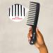 HYOUJIN Black Wide Tooth Detangling Comb - Best Styling for Curly Wet Long Hair - Buy Online on GoSupps.com