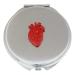 Anatomical Heart Compact Mirror Handbag Gift With Free Engraving 524