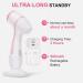 Electric Facial Cleansing Brush - 3 in 1 Waterproof Rechargeable Scrubber for All Skin Types - Exfoliating & Cleansing with 3 Brush Heads (Pink - Buy Online on GoSupps.com