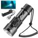 Diving Flashlight - 6000 Lumens Rechargeable Scuba Dive Lights IPX8 Waterproof Underwater 98ft Led Flashlights Super Bright Submersible Torch Lights for Under Water Deep Sea Snorkeling Cave at Night
