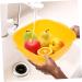 Alipis 1 Set Fruit Drain Basket Storage Shelf Plastic Laundry Baskets Kitchen Accessory Household Container 32X27CM Orange - Buy Online on GoSupps.com
