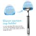 Minkissy 6-Piece Suction Cup Shower Wall Shaver Holder Set | Razor Hanging Hooks & Holders for Easy Storage - Buy Online on GoSupps.com