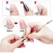 Sularpek 2 Pack Cuticle Pusher and Cuticle Peeler Cuticle Pusher Stainless Steel Dual Head Nail Scraper Nail Gel Polish Remover Tool for Fingernails and Toenails(Silver) - Buy Online on GoSupps.com