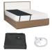 Grounding Mat Grounding Mouse Pad 180 * 70cm Grounding Sleep Mat for Bed 100% Conductive Carbon Leatherette Natural Rubber Therapy mat with Cord for Earth Relieve Pain