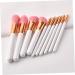Ipetboom 10 pcs Eye Concealers Wooden Goat Professional Face Hair Makeup Blush Powder Brush Handle Blending - Buy Online on GoSupps.com