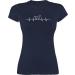 Shirtracer - Shirt Women - Gift for Dog Owners - Heartbeat Dog 02 Navy Blue M