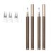 Double Tip Lower Eyelash Pencil 2024 Upgraded 3D Waterproof 2 Tip Eyelash Pen Eye Liner Liquid Eyeliner with Micro Fork Tip for Girls Women Natural Makeup Fine Stroke Eyebrow Pencil (2-PCS #2)