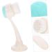 Housoutil Manual Face Brush Face Brush with Holder Facial Brush with Holder Cleaning Tool Pore Cleaner Cleaning Brush Pore Deep Cleansing Brush Hair Accessories Abs Skin Care Child - Buy Online on GoSupps.com