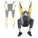 Toileting Sling Patient Lifter Medical Lift Equipment Bariatric Handicap Lift Commode Sling Medical Transfer Belt with Four Point Support Full Body Sling (Color : Yellow Size : L) (Yellow Medium)