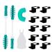 Nose Cleaner Custom Cleaning Kit of Nasal Irrigation System Nasal Care Silicone Salt Water Pods Refills-10Pcs Black