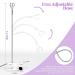 Saviland Mini Nail LED Lamp - Flexible & Rotatable USB Nail Dryer for Gel Polish - White - Buy Online on GoSupps.com