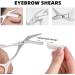 Reiliva 3 in 1 Eyebrow Shaping Grooming Kit for Men & Women - Trimmer Set with Scissors Tweezers & Razor - Perfect Eyebrow Tool for Precision Grooming - Buy Online on GoSupps.com