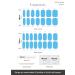 ohora Semi Cured Gel Nail Strips - N Tint Soda Blue | Salon-Quality Long Lasting Easy Application | Compatible with UV/LED Nail Lamps - Includes Prep Pads & Nail File - Buy Online on GoSupps.com