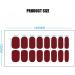 White French Tip Semi Cured Gel Nail Strips Stickers Short Square Gel Nails Wraps with File 16 Pieces Glossy Soft Self-Adhesive Salon-Quality Uv/LED Lamp Required - Buy Online on GoSupps.com