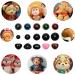 Maznyu 570PCS Premium Plastic Safety Eyes and Noses for Crafts - Assorted Sizes for Dolls, Teddy Bears, Amigurumi, Crochet Toys - Buy Online on GoSupps.com