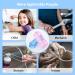 Senignol Handle Grip Nail Brush Set - 8Pcs Fingernail Cleaner Scrubbing Kit for Men, Women, Kids - Multicolor Green - Buy Online on GoSupps.com