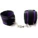 Plush Hand Wrist Cuffs Blindfold Eye Mask Feather Halloween Party Cosplay Accessories - Purple - Buy Online on GoSupps.com
