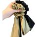 scicent Elastic Hair Bands Solid Satin Long Ribbon Knotted Hair Bows Scrunchies Hair Ties Ponytail Headbands Elastics Accessories for Women - Green2 6309 - Buy Online on GoSupps.com
