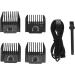 Electric Hair Clipper Portable Rechargeable Hair Care Clipper Easy Operation Light Indicator High Safety with 4 Guide Combs for Home - Buy Online on GoSupps.com