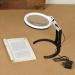 Folding Magnifying Glass 2 Times/5 Times High-Definition Hand-Held Lamp with a Rechargeable Desktop Magnifying Glass Magnifiers - Buy Online on GoSupps.com