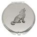 Wolf Howling Compact Mirror Handbag Gift With Free Engraving 399