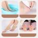 Gel Heel Protector Relieve Heel Pain and Heal Dry Cracked Heels Silicone Heel Cups 3 Pairs Repair Socks Heels Breathable Open Toe Moisturizing Gel Heel Socks for Dry Hard Heels Flesh Pink - Buy Online on GoSupps.com