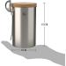 KC Kitchen & Co. Coffee Jar with Spoon for 250 g Coffee Beans (Silver) - Buy Online on GoSupps.com