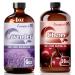 Lavender Essential Oil 4 Fl Oz (120Ml) and Cherry Essential Oil 16 Fl Oz (480Ml) Fragrance Oil for Aroma Diffuser Humidifier Home Fragrance Spa Cleaning Body Care Massage Yoga DIY Candle