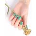 Kalolary Gel Nail Polish Strips Semi Cured Nail Gel Art Sticker Waterproof Full Nail Wraps Decal Sets with Nail File and Stick for Women Girls Nail Art Decor (UV/LED Lamp Required) (Shiny Green) - Buy Online on GoSupps.com