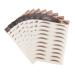 Angoily Angoily False Eyebrow Stickers - 8 Sheets of Realistic Stickers for Natural Eyebrows on Natural Hair