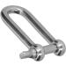 10Pcs M40 Stainless Steel D-Shackle Straight Anchor Screw Pin Chain Connector - Buy Online on GoSupps.com