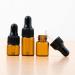 Zeoabsy 20 Mini 1ml Brown Glass Drip Bottles with Pipettes - Ideal for Aromatherapy & Essential Oils Storage - Buy Online on GoSupps.com