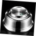 Solust 3-Piece Stainless Steel Bowl Set | Soup Salad & Rice Bowls | Heat-Resistant Double-Layer Design | Perfect for Fermented Dishes & more - Buy Online on GoSupps.com