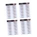 FOMIYES 8 Pcs Eyebrow Stickers Waterproof Makeup Peel off Brow Imitation Eyebrow Stencil Semi-permanent 6d